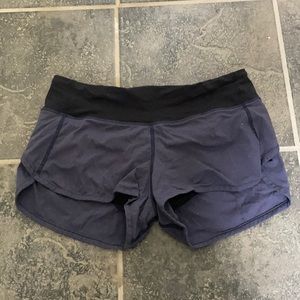 Navy blue lulu lemon shorts